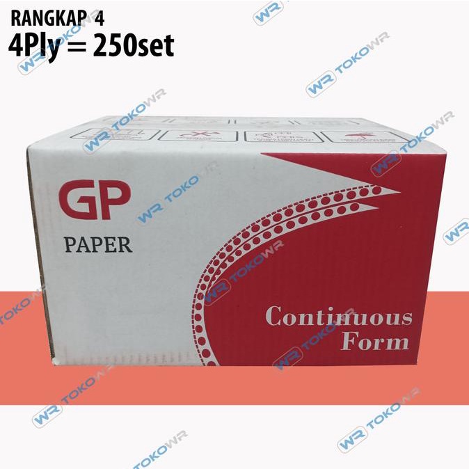 

Kertas Continuous Form Rangkap 4
