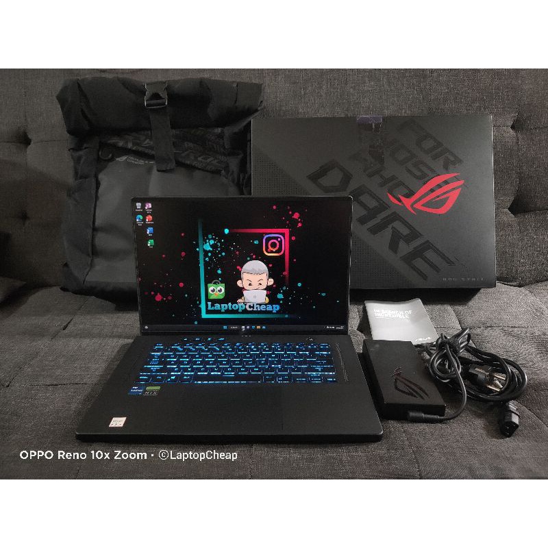 SPLIT Asus ROG Zephyrus M16 GU603HM RTX 3060 i7 11800H x Strix G14 Flow Z13 Legion 5 Pro Tuf