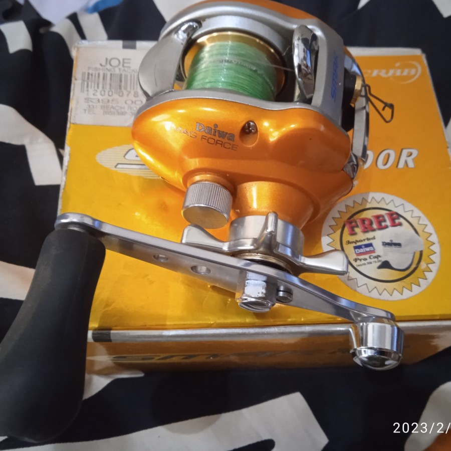 Reel Daiwa SMAK 100R kanan (2nd second / bekas)