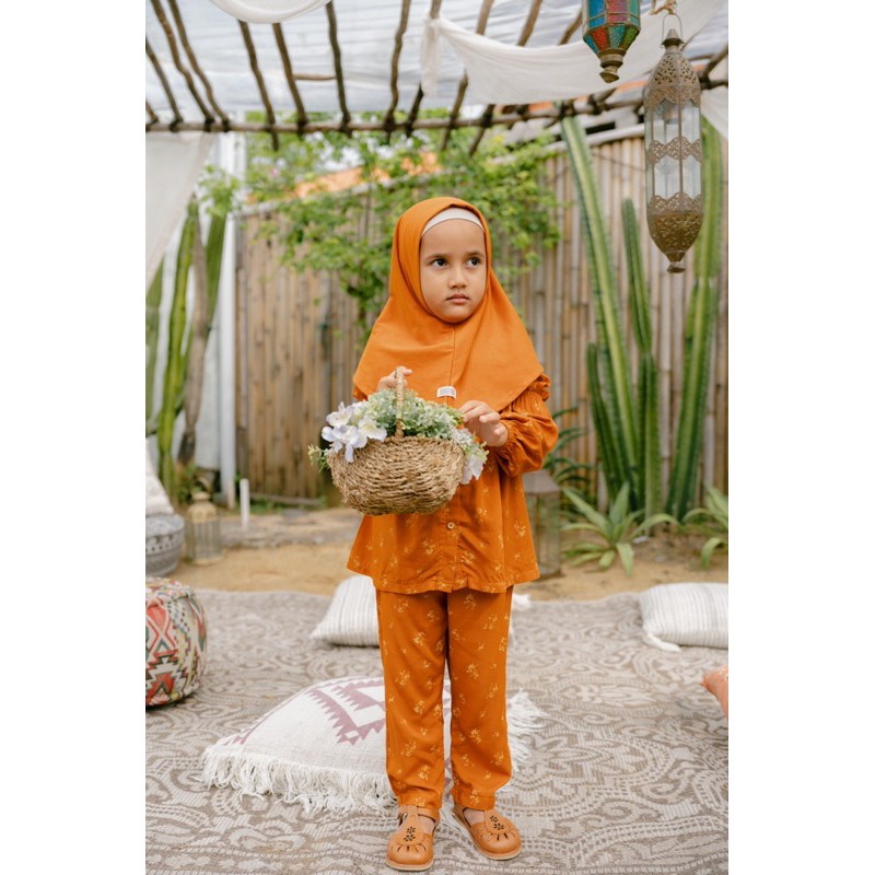 BOHOPANNA RAYA COLLECTION MALIKA SET | SETELAN MUSLIM BAYI PEREMPUAN | GAMIS BAYI