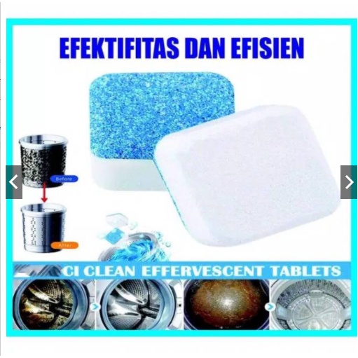 Tablet Pembersih Mesin Cuci Efektif Anti Bakter