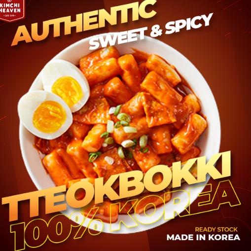 

➻ 400g Tteokbokki import Korea Frozen + Saus Asli Korea Makanan Korea Korean Food Topoki Tokpoki Tokpokki Tteokpokki Instant Halal tteokpokki tteokpoki tokboki ✺