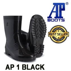 Sepatu Boots AP1 Hitam