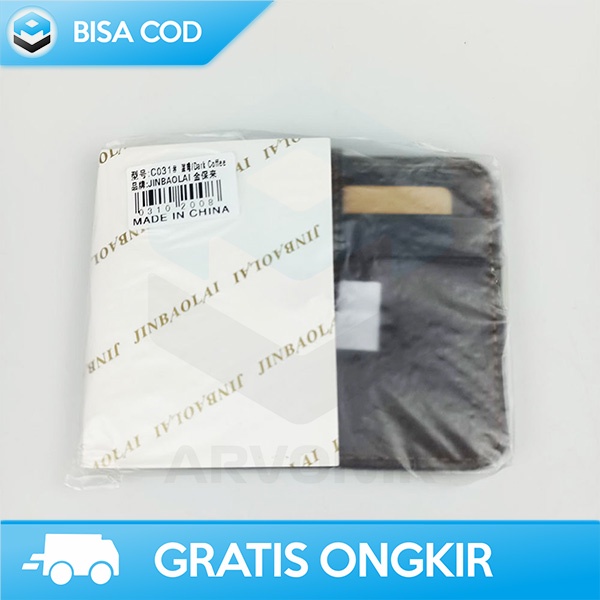 DOMPET KULIT DESAIN RAMPING WALLET PRIA TEMPAT PENYIMPANAN KARTU UANG