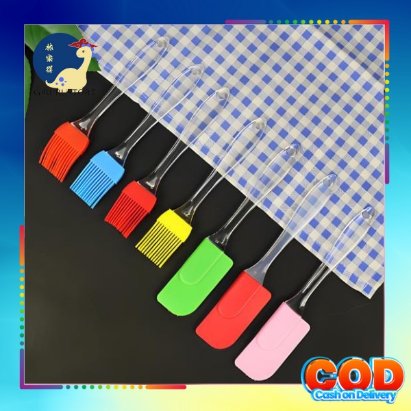 KUAS DAN SPATULA SILICONE / KUAS KUE &amp; SPATULA SILIKON / KUAS SPATULA FOOD GRADE SILIKON SERBAGUNA /  / Spatula Kuas Silikon 1 Set / SPATULA SILICON SET SCRAPER KUAS KUE / Spatula &amp; Kuas Karet Silikon Silicon 1 Set isi 2 / Kuas Kue Silicone + Spatula