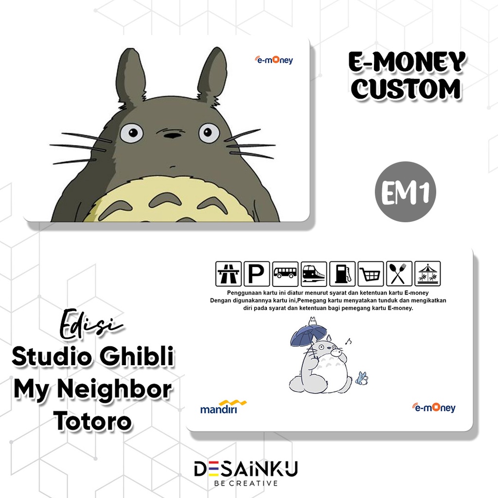 Emoney/Tap Cash/Flazz/Brizzi Studio Ghibli Ver MY NEIGHBOR TOTORO