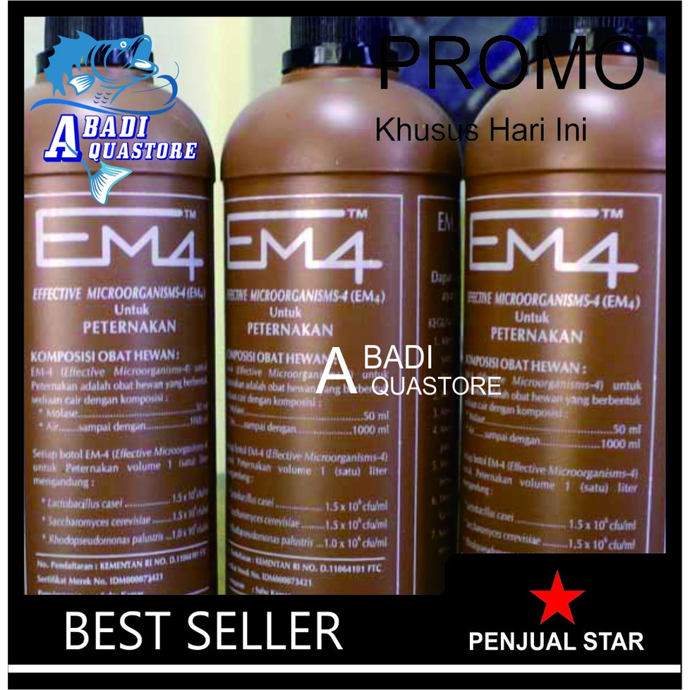 EM4 Peternakan (1 Liter) - Probiotuk EM4 - EM4