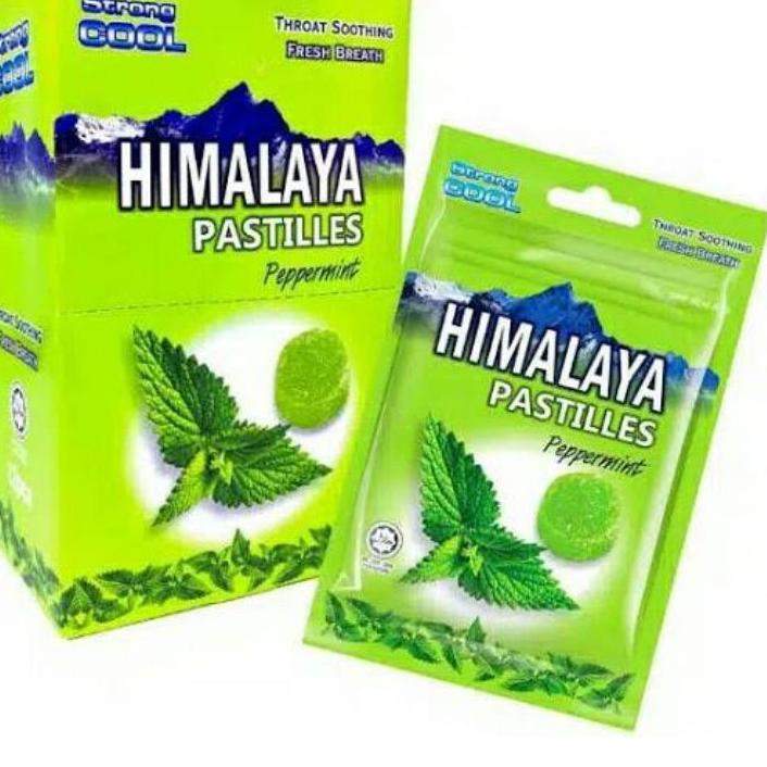 

✾ Permen himalaya pastiles 1 box+peppermint+12 pcs ❊