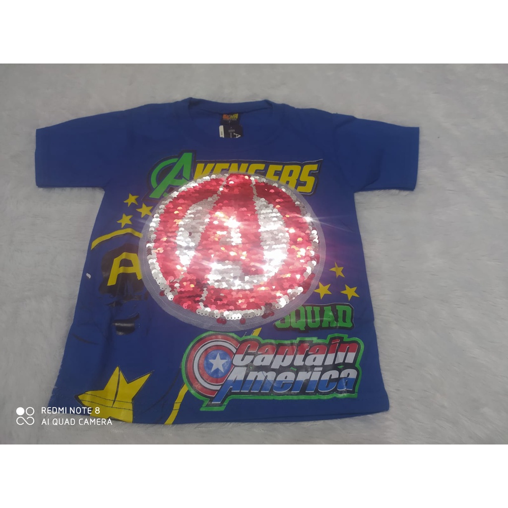 ( JB99 ) Baju Setelan Anak Laki Motif Avenger Usap Balik