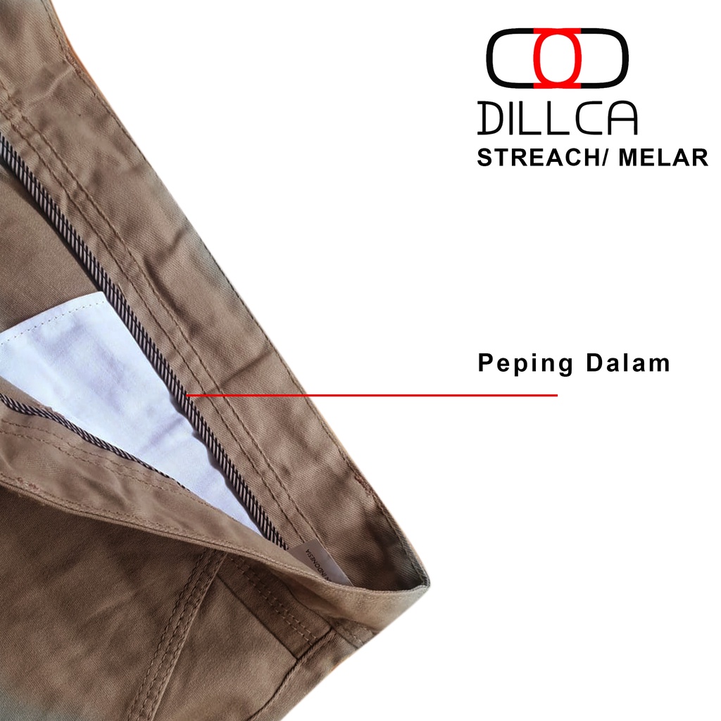 DILLCA - BIG SIZE CHINOS PANJANG JUMBO CHINOS STREET  PREMIUM FULL PEPING HALUS MELAR PREMIUM DISTRO