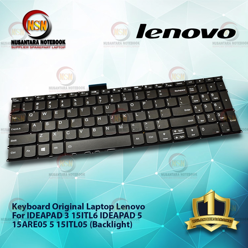 Keyboard Original Laptop LENOVO IDEAPAD 3 15ITL 6 IDEAPAD 5 Backlight