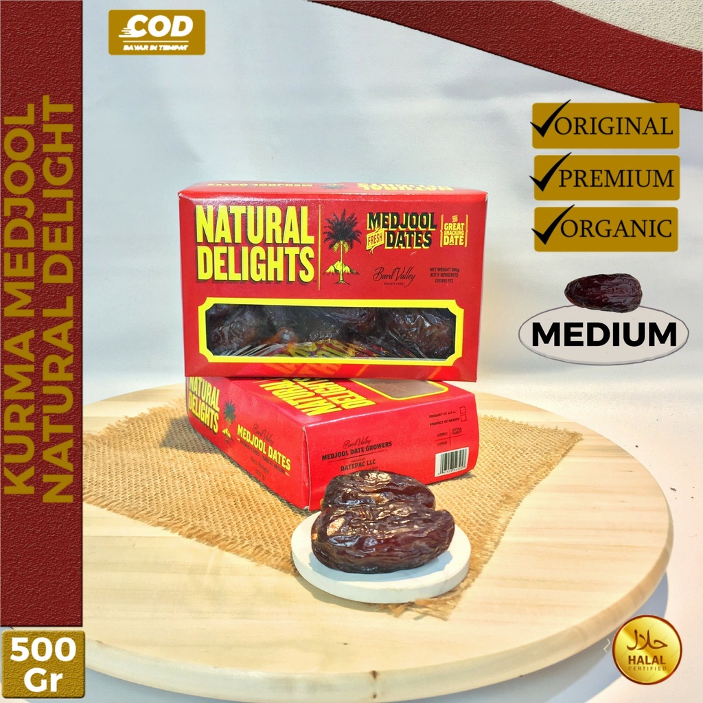 

KURMA MEDJOUL SUPER 500 GRAM / MEDJOOL ECERAN