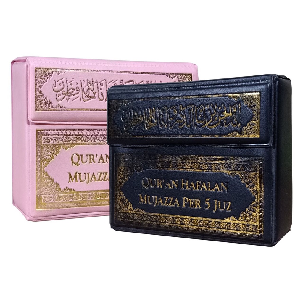 

Al-Quran Hafalan MUJAZZA Per 5 Juz Kancing Non Terjemah Penerbit : Sahifa