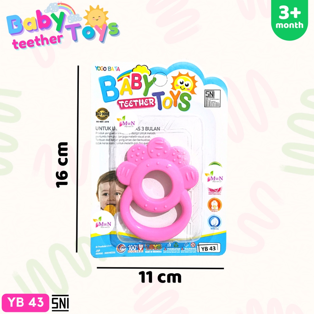 MWN Mainan Gigitan Baby Toys Teether YB43