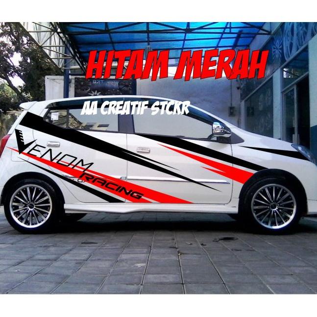 cutting sticker mobil universal agya ayla brio avanza dll