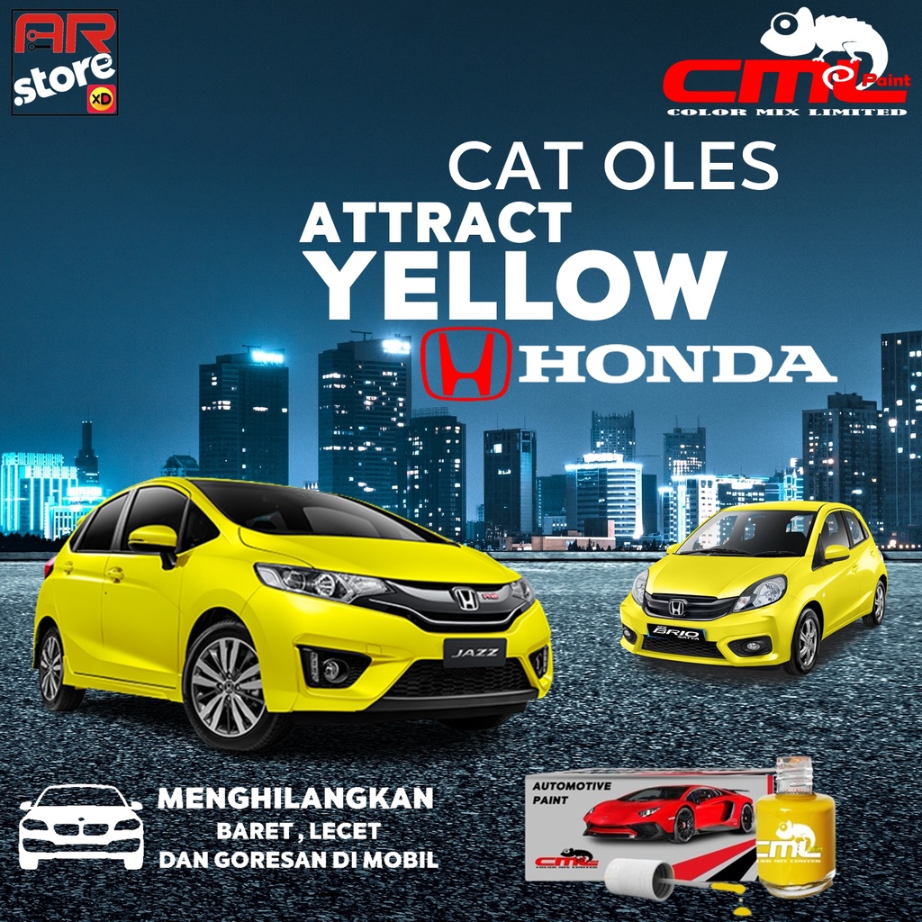 Honda Attract Yellow CML Cat Oles Mobil
