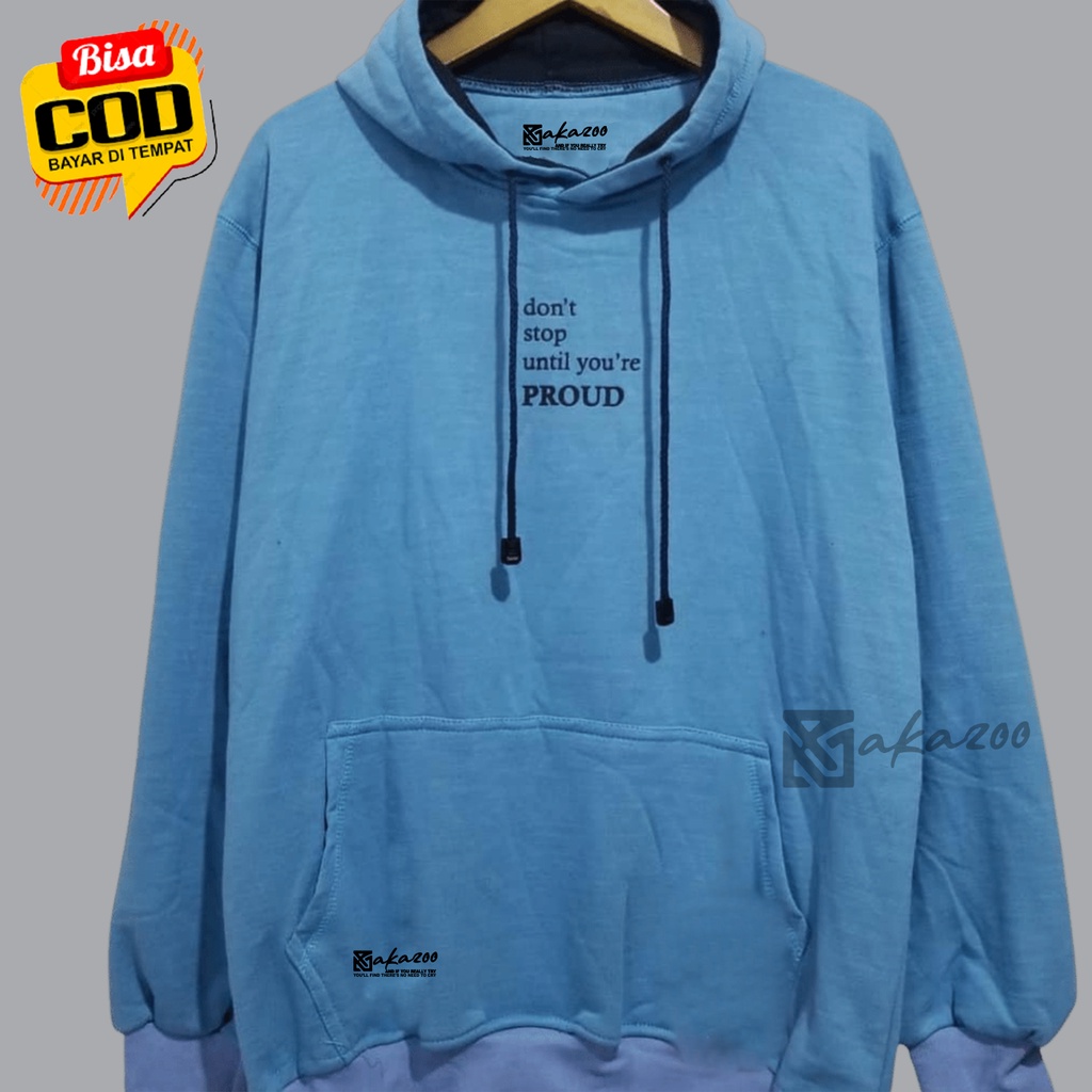 hoodie pria biru muda polos tebal hoodie pria distro premium ziper hoodie original hoodie oversize korean style pria hoodie akazoo.id