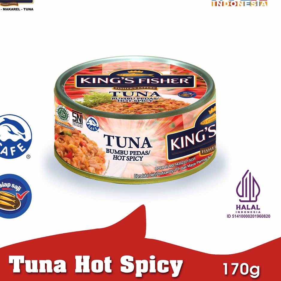 

Buy here King's Fisher Tuna Canned Hot Spicy Daging Tuna Makanan Kaleng 170 gr