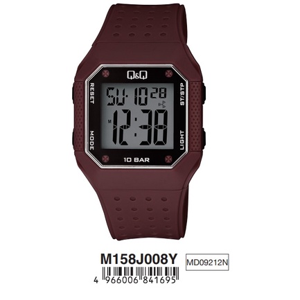 SALE Jam Tangan Pria Casual Rubber Digital Original Q&amp;Q QNQ QQ M158 M158J Series