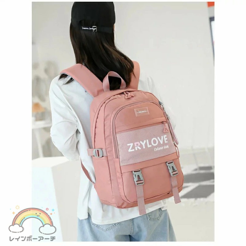 Rayhana - Tas Sekolah Anak-anak Remaja Tas Main Fashion Bag Ransel Korean Style Tas Zrylove