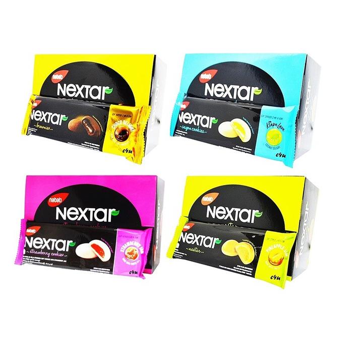 

Elegant Nextar Brownies Choco Delight/pineapple/kelapa/strwberry Isi 10 Pcs