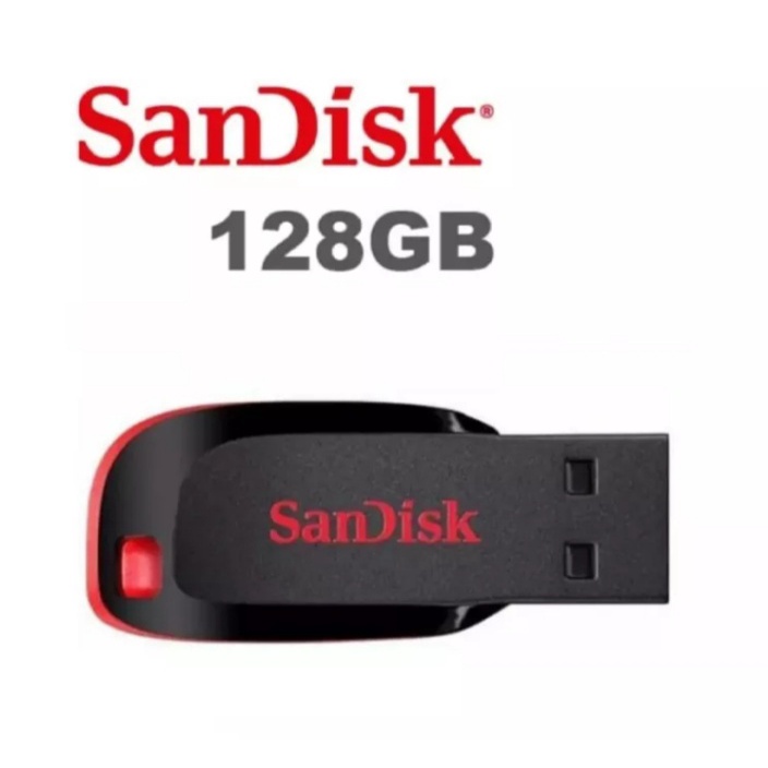 FLASHDISK SANDISK 128GB 64GB 32GB 16GB 8GB FLASH DRIVE SANDISK CRUZER BLADE USB
