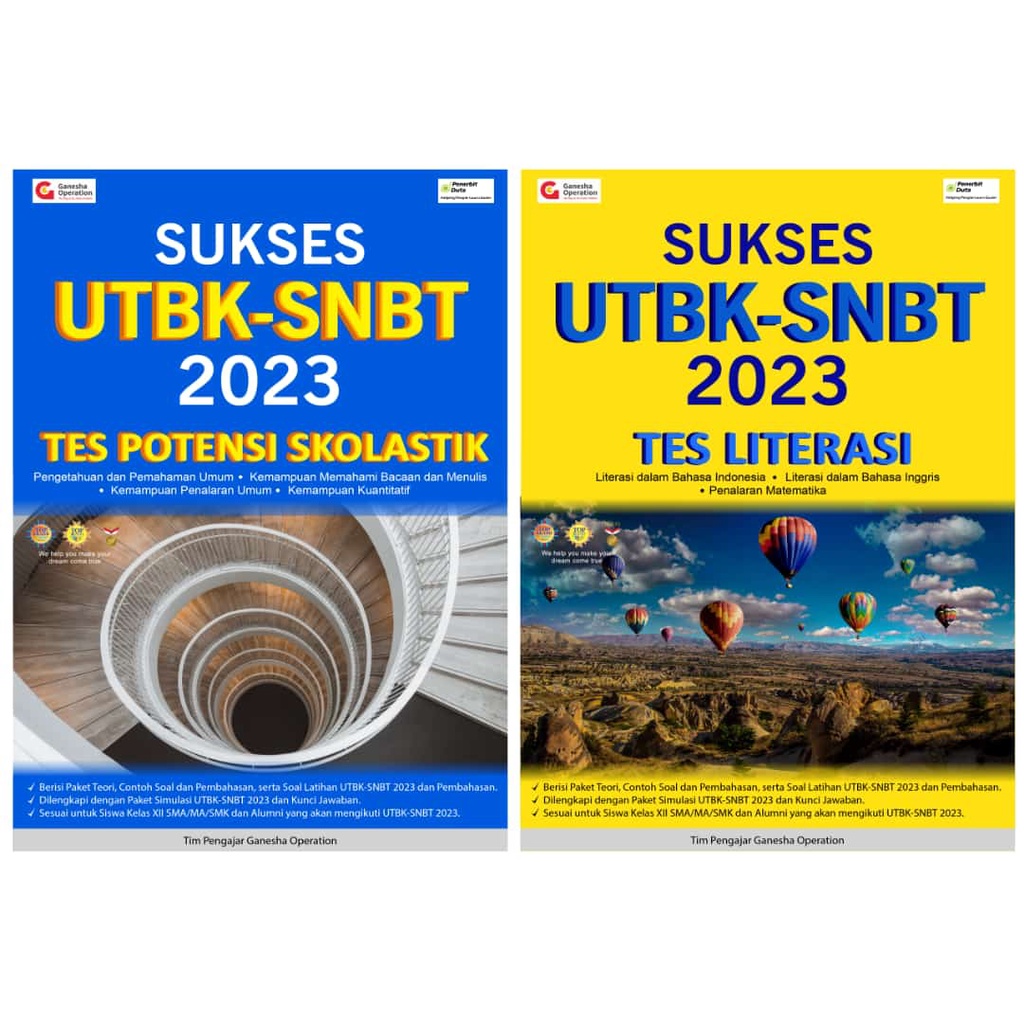 BUKU SNBT GO 2023 TPS TES LITERASI / TES POTENSI SKOLASTIK