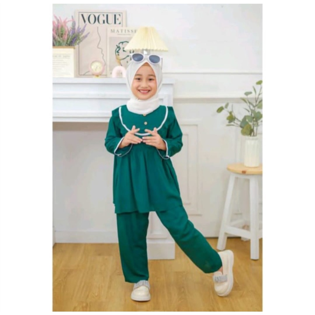 Promo-Setelan Baju Tunik MELISA Anak Perempuan Umur 3-12 Tahun Terbaru