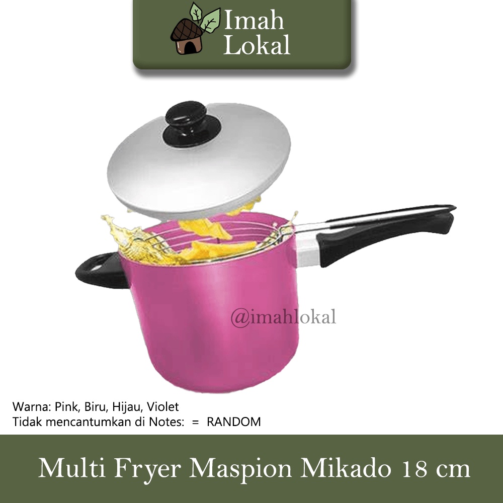 Panci Multi Fryer Maspion | Penggoreng Saringan | Kentang Goreng