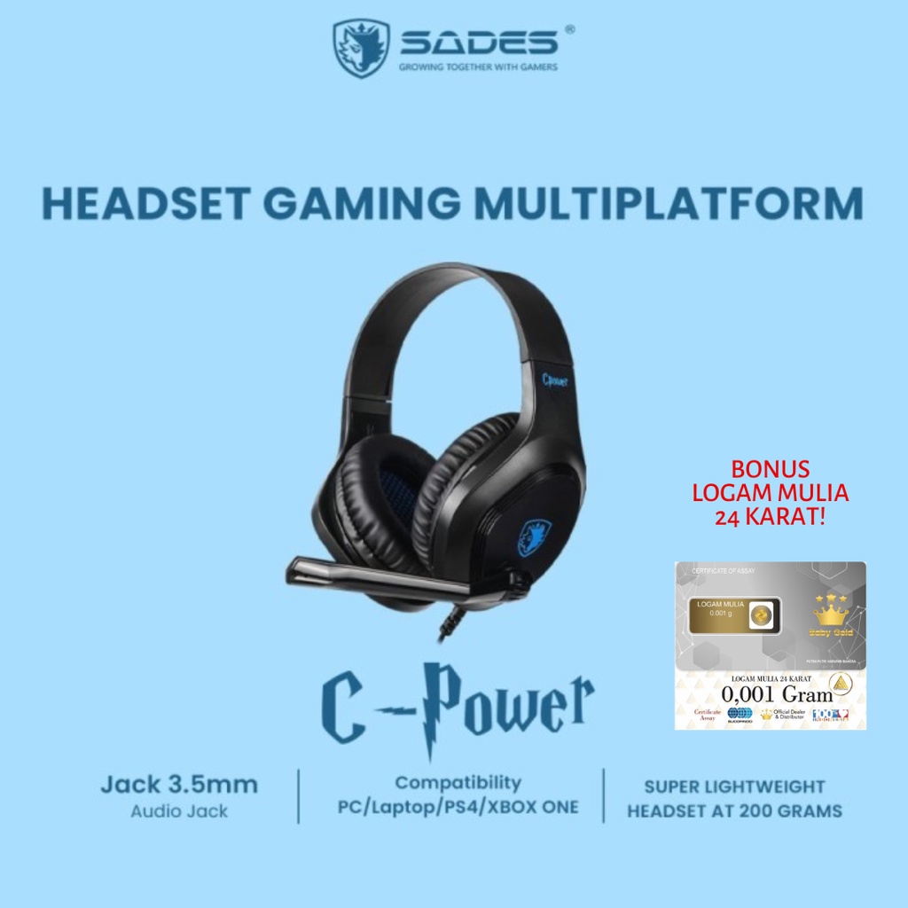 SADES Headset Sades Cpower Multiplatform