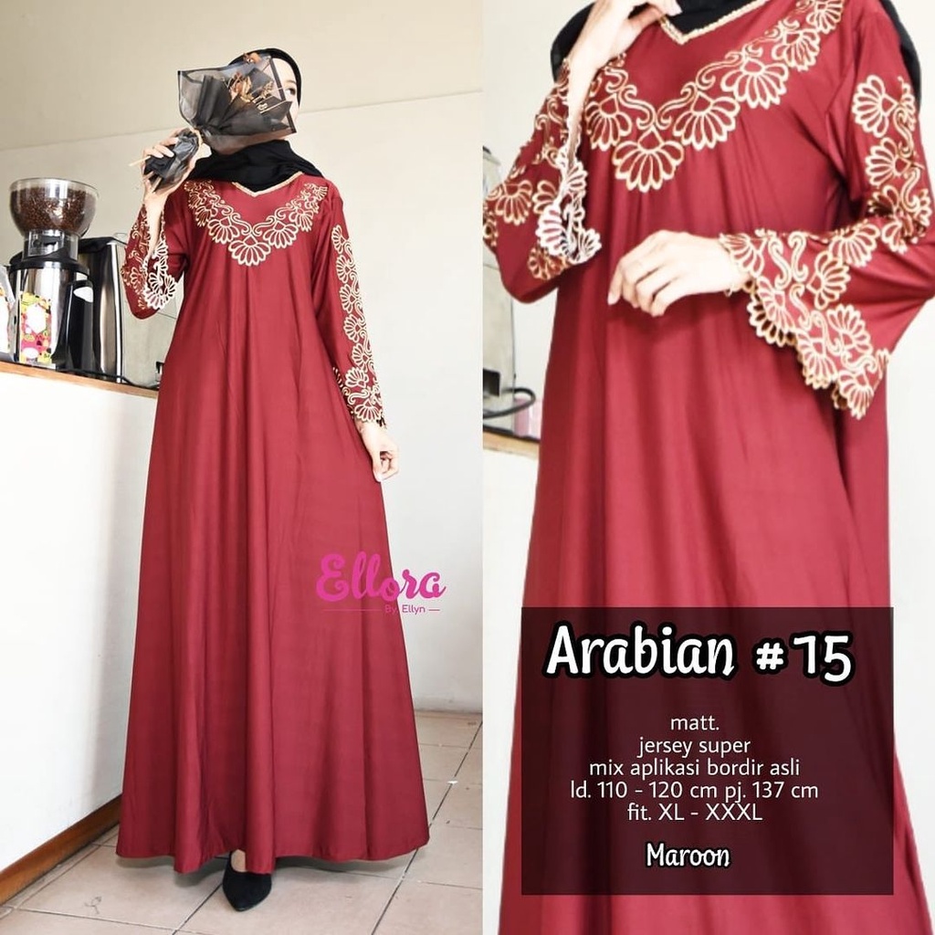 Gamis Muslimah Millaty Maxy bordir jumbo xxxl Ld 130cm gamis jersey murah millaty maxy milati maxi abaya gamis seragam pengajian arab dress arabian dresses polos warna hitam navy mocarose purple maroon gamis lebaran remaja muslimah terbaru