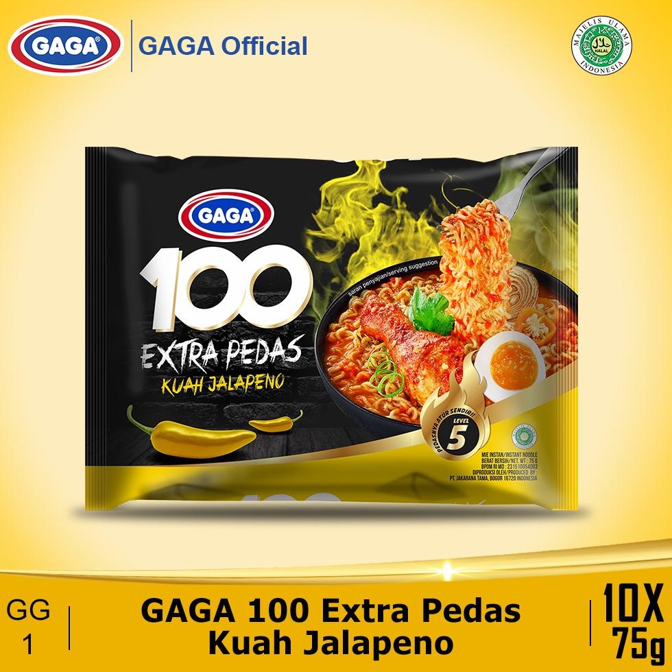 

1.1 Product HOT Paket Hemat 10 pcs Gaga 100 Kuah Extra Pedas Jalapeno. (GG1)
