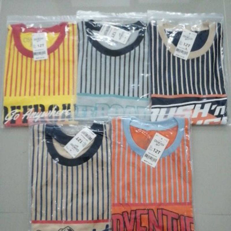 Kaos Anak Boy Pendek 4-12 Thn