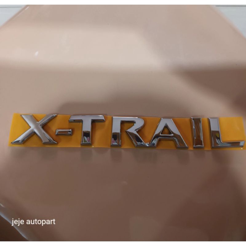 emblem logo merk X-TRAIL XTRAIL X TRAIL ORIGINAL