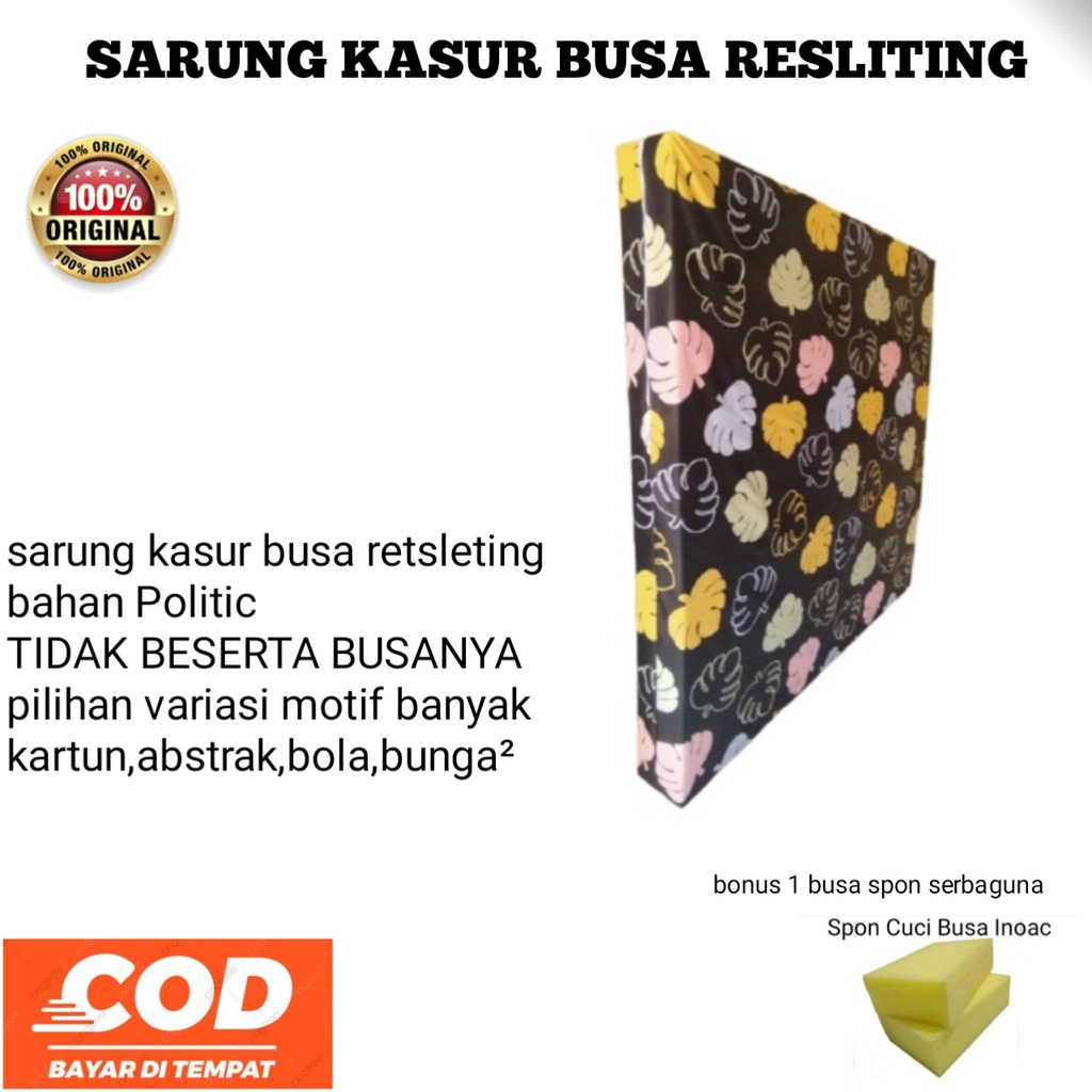 Sarung kasur busa inoac size 180 dan 160 tebel 20cm//Cover busa inoac //Sprei kasur busa resliting