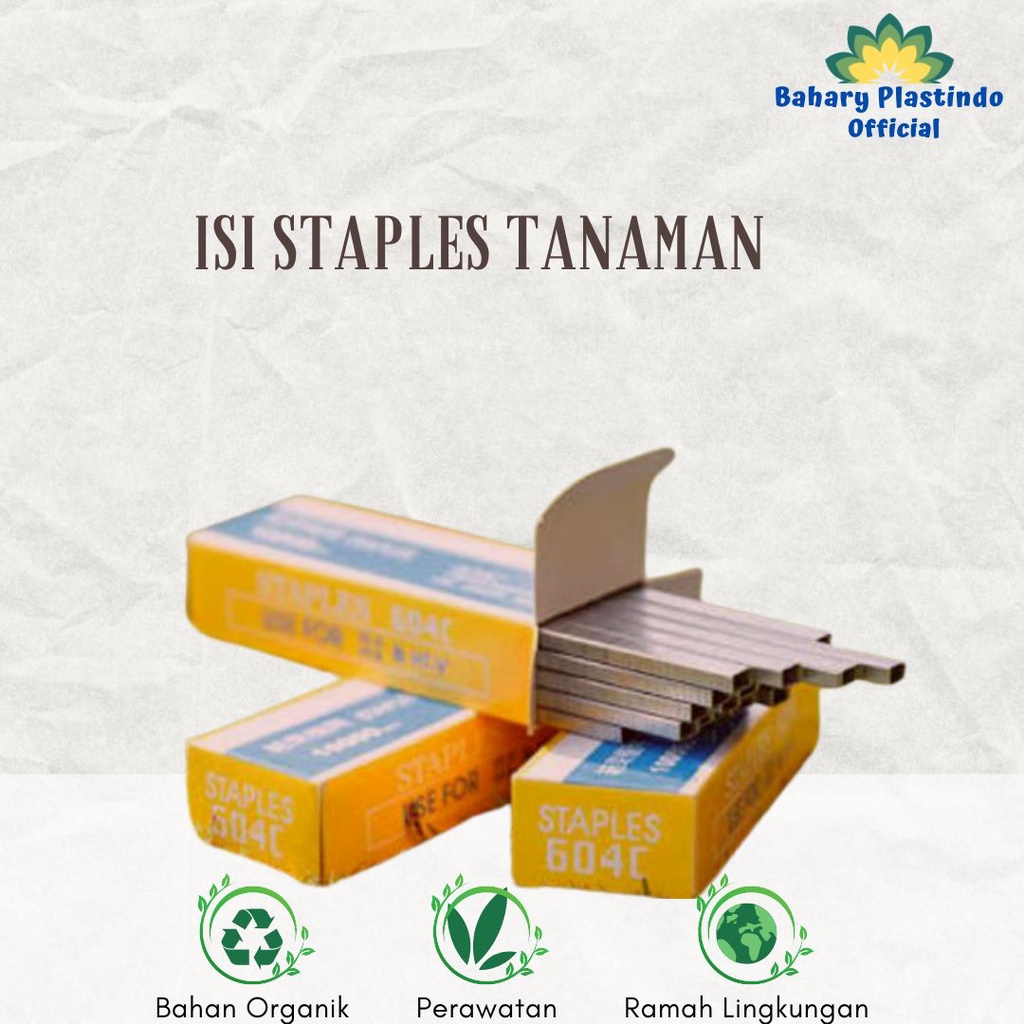 

Staples Tanaman For Tape Tool - Isi Ulang Staples Steples Tape Tool