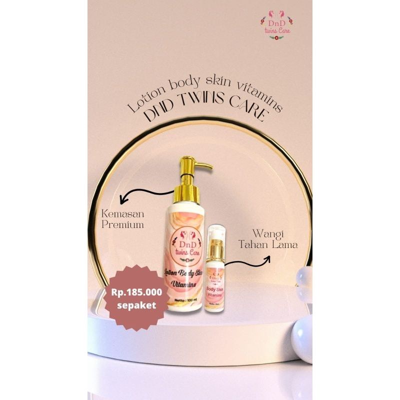 (READY STOK) Lotion vitamins body skin by Dnd Twins Care