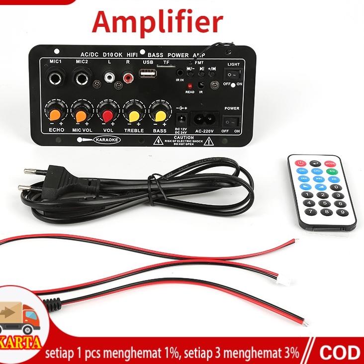 Ready400W Amplifier Board Modul Subwoofer Mono Amp 120w 220v / 12v / 24v Untuk Speaker Bluetooth✉