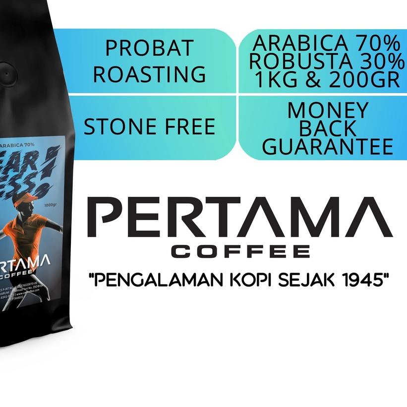 

✯ PERTAMA COFFEE | Kopi FEARLESS! 1000gr 70% Arabica - 30% Robusta ✶