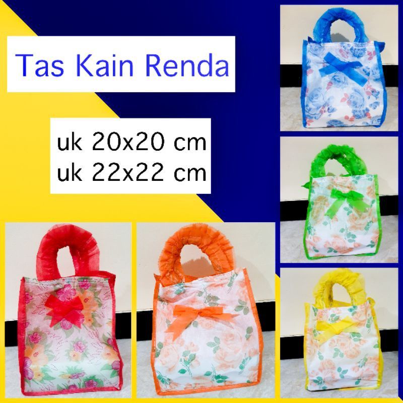 

TAS KAIN HAJATAN PITA RENDA TEBAL UK. 18, 20, 22 (1LUSIN/12PCS)