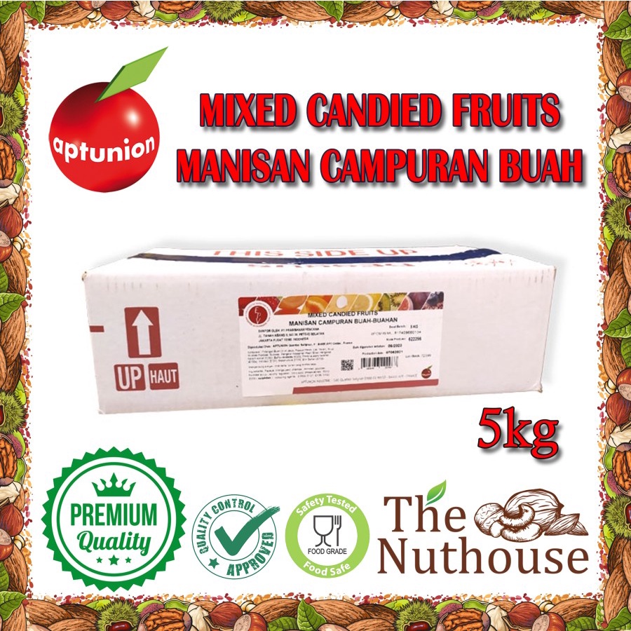 5kg Aptunion Mixed Peel Candied Fruits / Manisan Campur Buah-Buahan