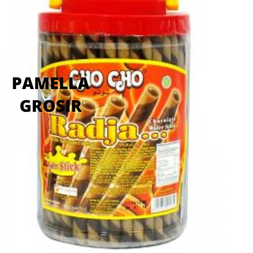 

WAFER ROLL STICK RASA COKELAT CHO CHO RADJA 670GR SNACK makanan ringan jajanan cemilan camilan pedas asin gurih manis murah