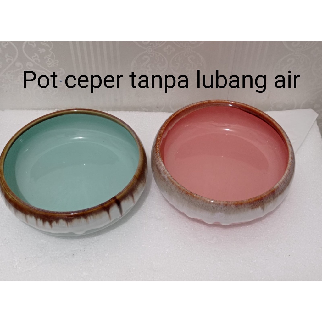 Pot Keramik Pastel Ceper