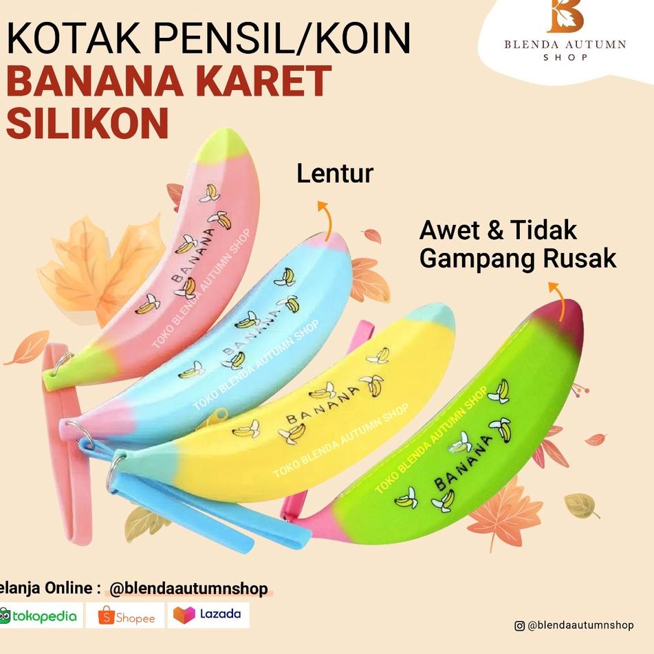 

Produk Terbatas KOTAK PENSIL PISANG BANANA SILIKON