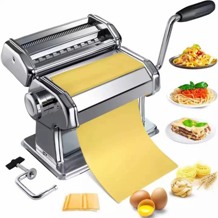 COD Gilingan Mie Pasta Maker Penggiling Molen Pangsit Multifungsi Stainless Steel Alat Penggilingan Mie Sutera99