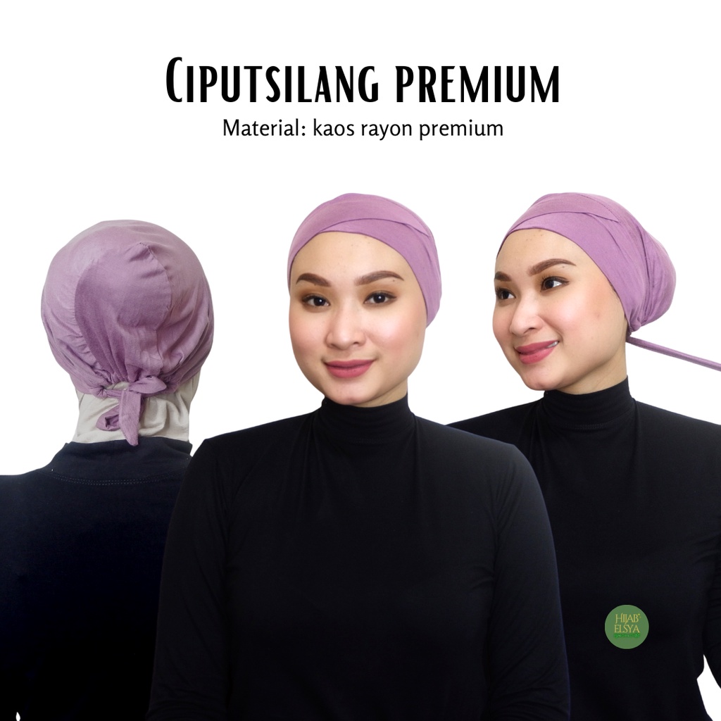 Ciput silang premium,ciput silang kaos premium,dalaman hijab