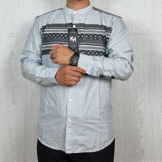 Sale baju kemeja koko pria kemko KH 054 ada jumbo /BAJU KOKO PRIA/BAJU KOKO DEWASA/BAJU KOKO ANAK/BA