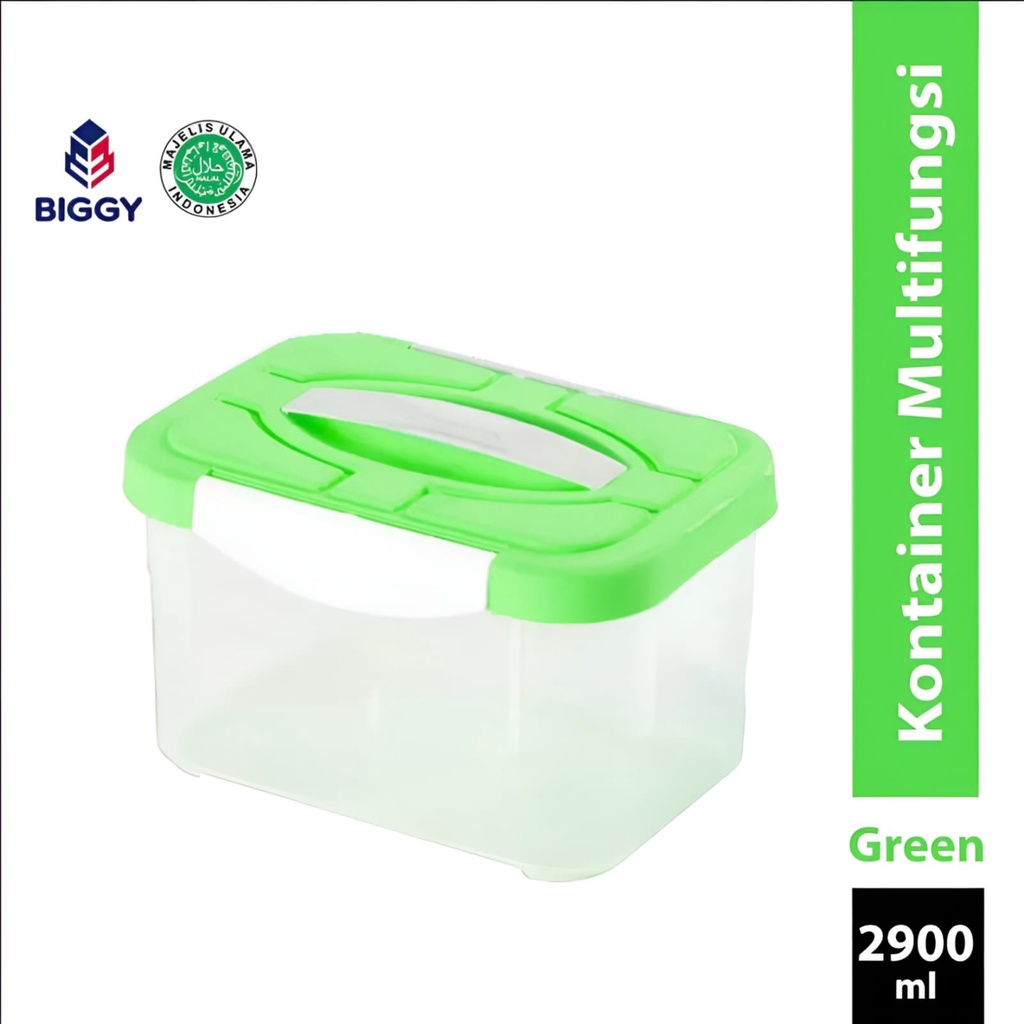 MINI CONTAINER GLORY BOX BIGGY KOTAK SERBAGUNA/ LUNCHBOX TEMPAT BEKAL PLASTIK BPA FREE FBL