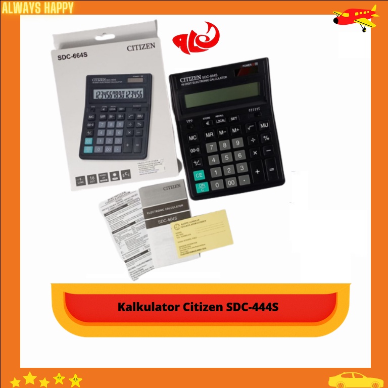 

Kalkulator Merek Citizen SDC-444S Kalkulator murah Calculator
