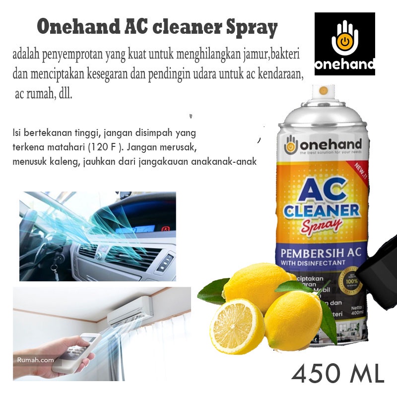 Zone AC CLEANER Mobil dan Ruangan Pembersih AC 400ML Mobil Pembersih AC Cleaner Spray &amp; Ac Ruangan &amp; AC Refresher zone